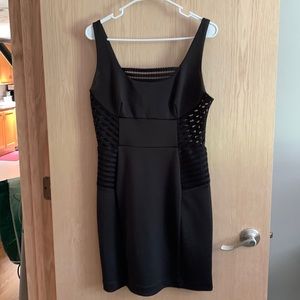 Metaphor Women’s Black Mesh Dress